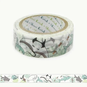 economical vintage Endangered Ocean Species Washi Tape