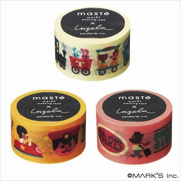 Ingela P Arrhenius Orange Japanese Washi Tape wrapped