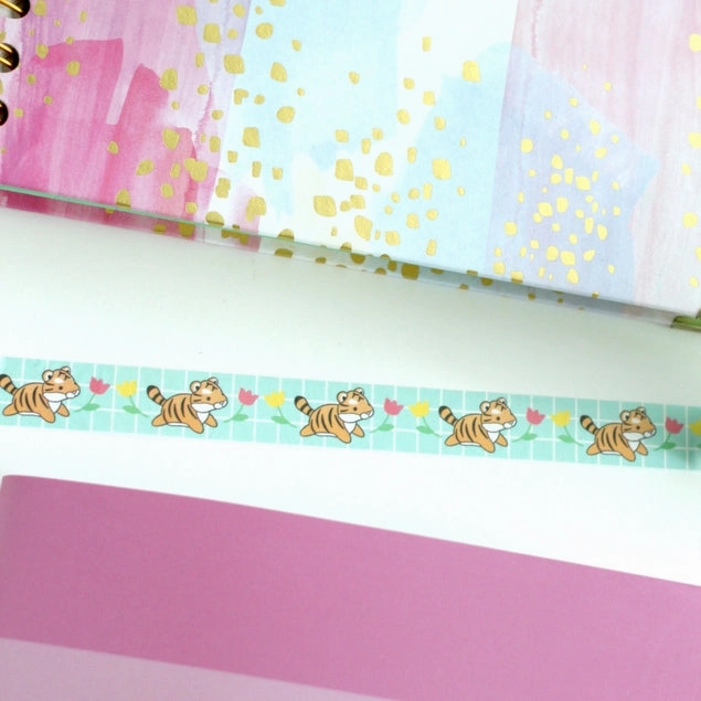 Leaping Tiger Washi Tape synthetic