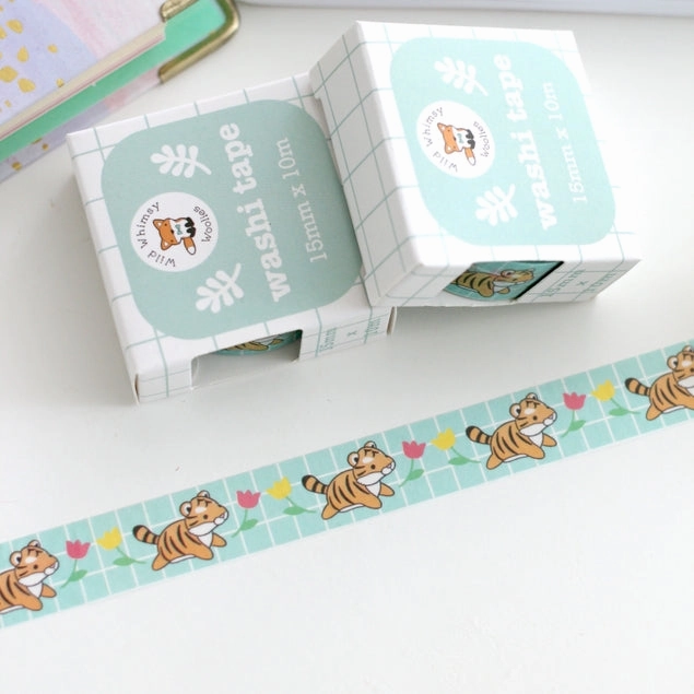 Leaping Tiger Washi Tape refillable
