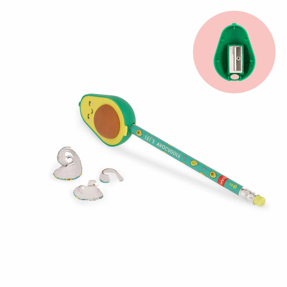 bestselling Legami Pencil Sharpener & Eraser // Avocado