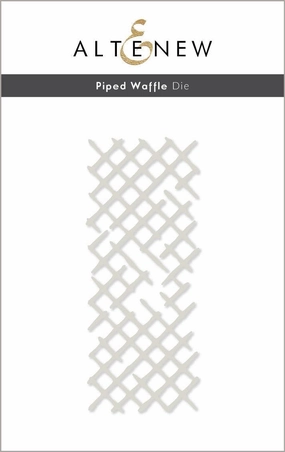 Piped Waffle Die wrapped