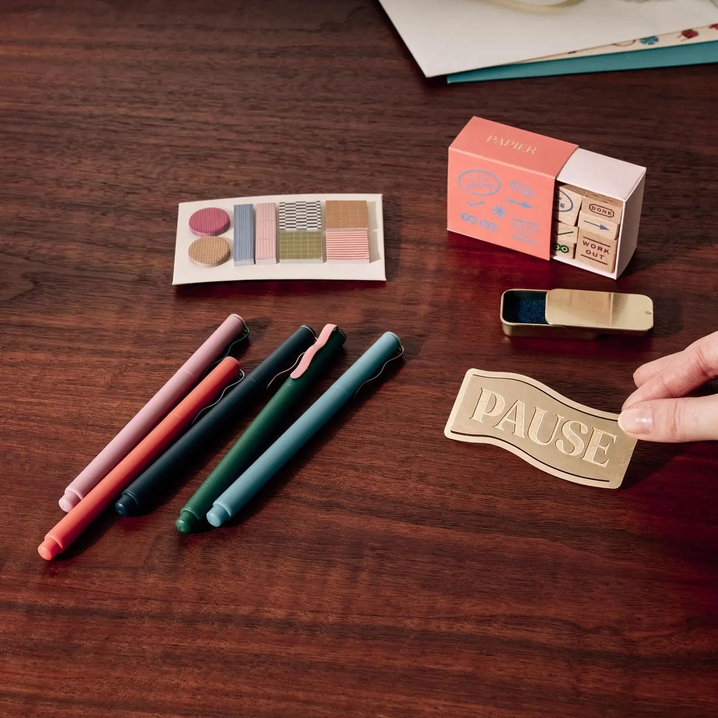 Plan & Pause Stationery Gift Set collapsible waterproof