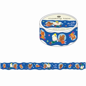 The Bear'S School Space Washi Tape retractable biodegradable
