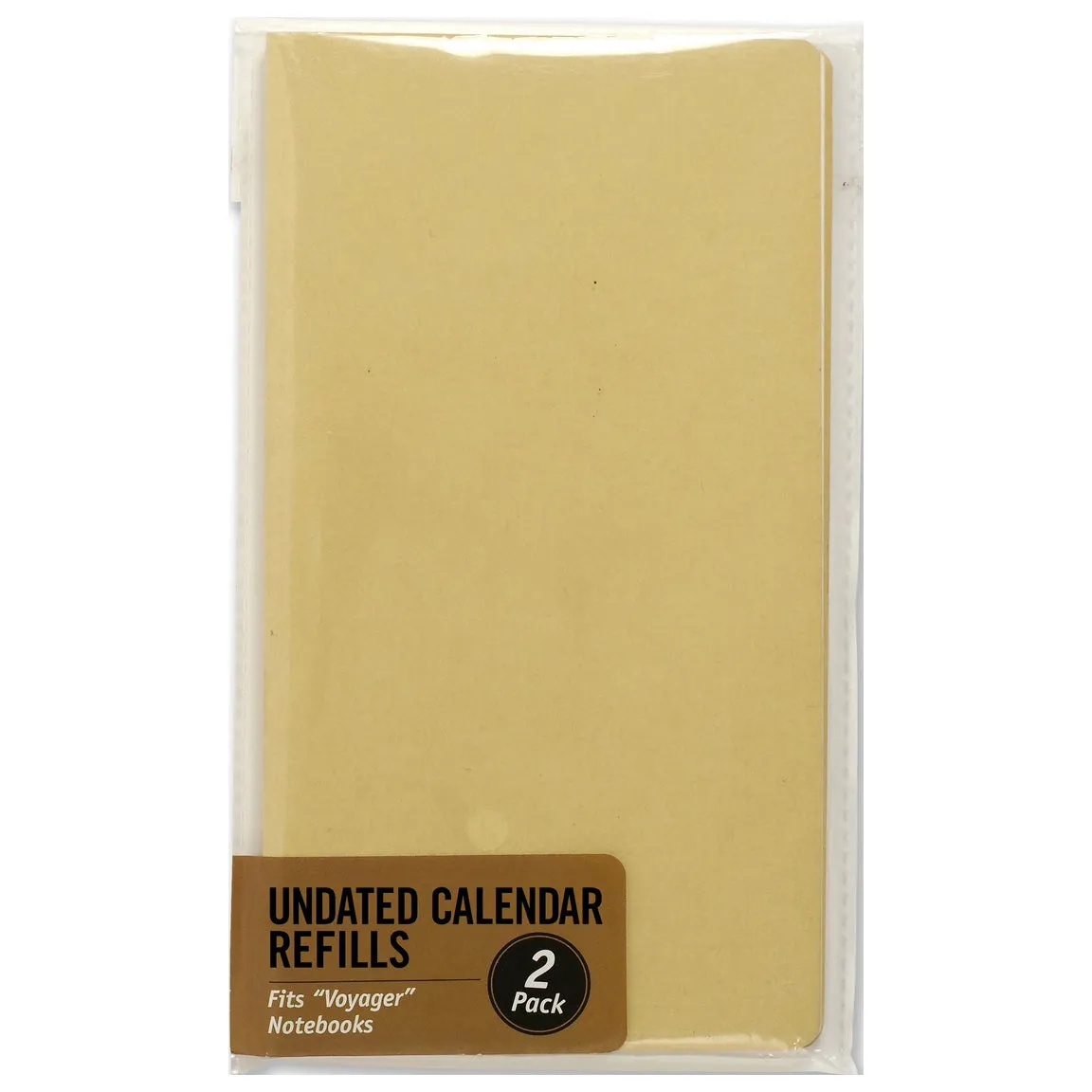 Voyager Undated Calendar Refill (2-Pack) bronze