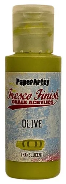 Fresco Finish Acrylic Paint - Olive musthave strong