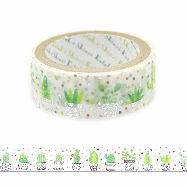 Cactus Washi Tape Shinzi Katoh Design pack