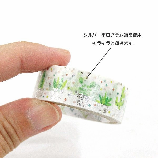 Cactus Washi Tape Shinzi Katoh Design ergonomic