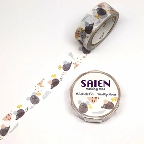 matte adjustable Mouse Washi Tape Saien
