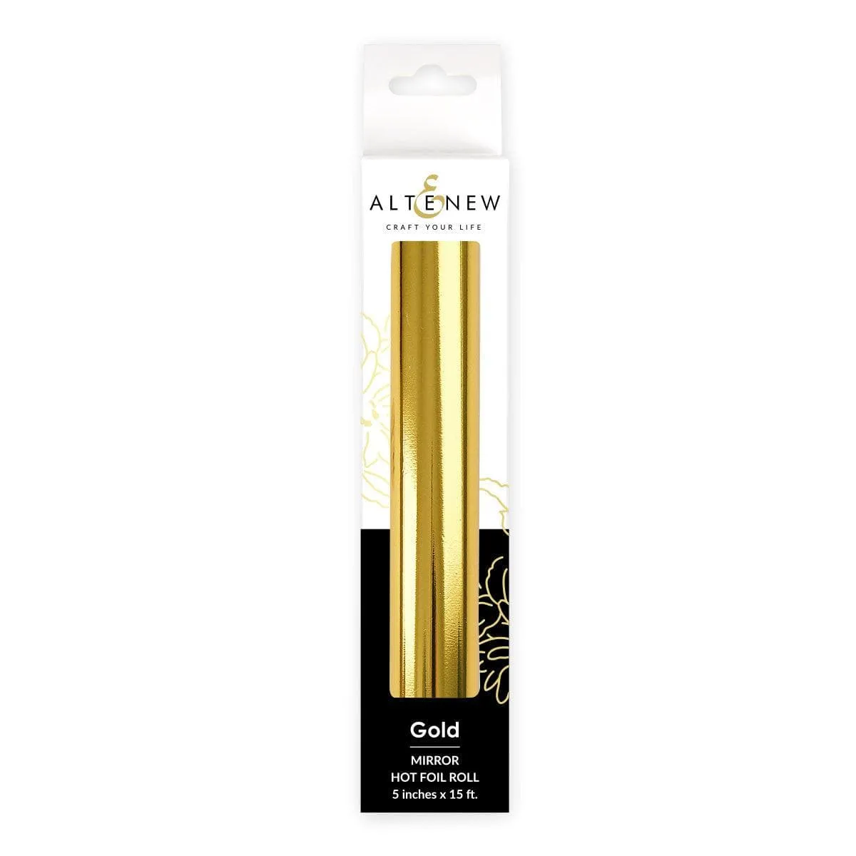 trendy durable Hot Foil Roll - Gold (Mirror)