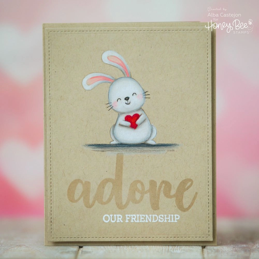 Adore - 3X4 Stamp Set - Retiring round