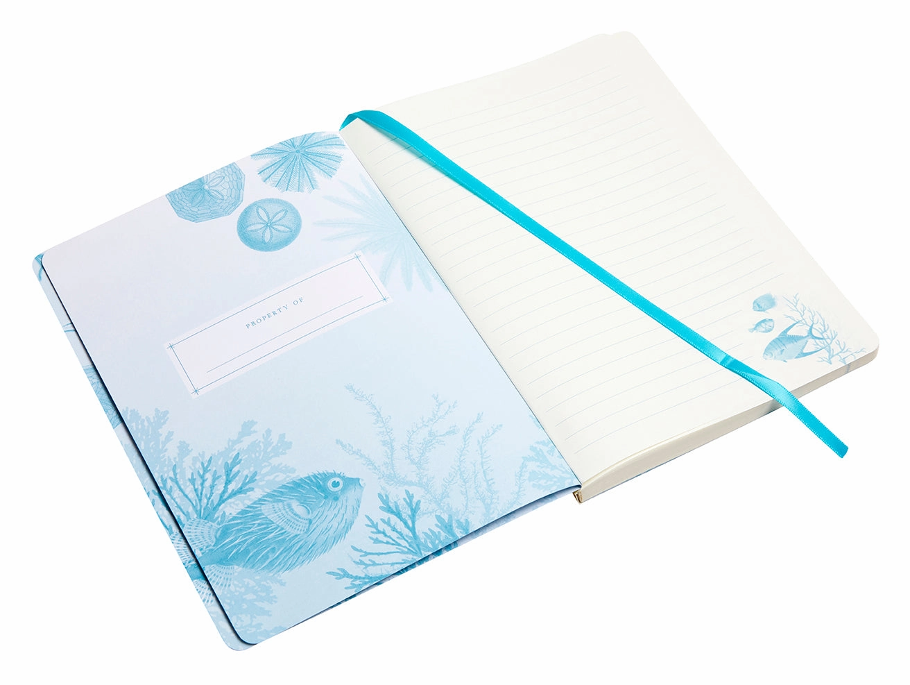 Art Of Nature: Under The Sea Softcover Notebook With Elastic Band pack multipack