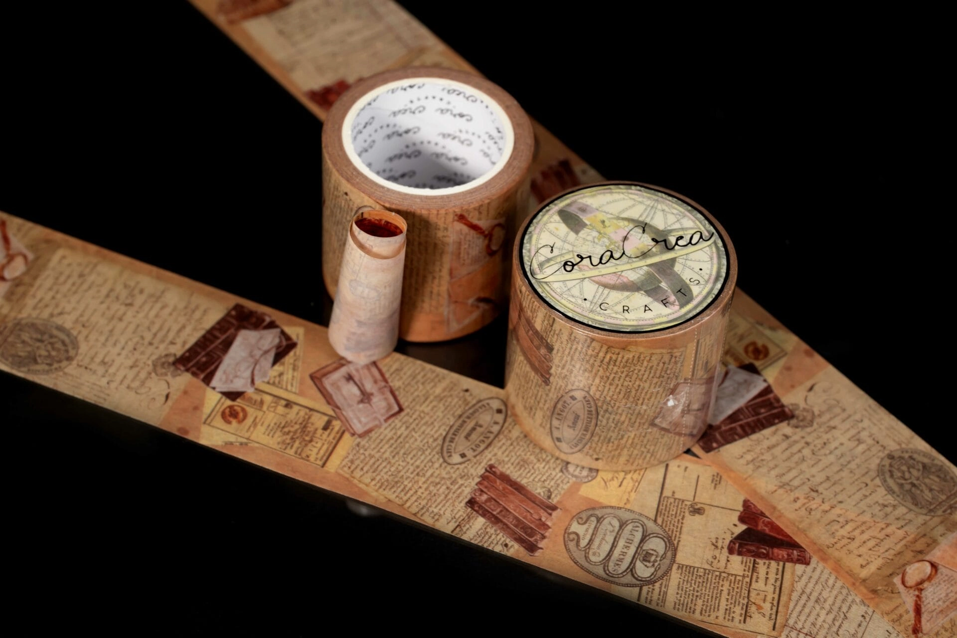 leather Bibliophile Washi Tape