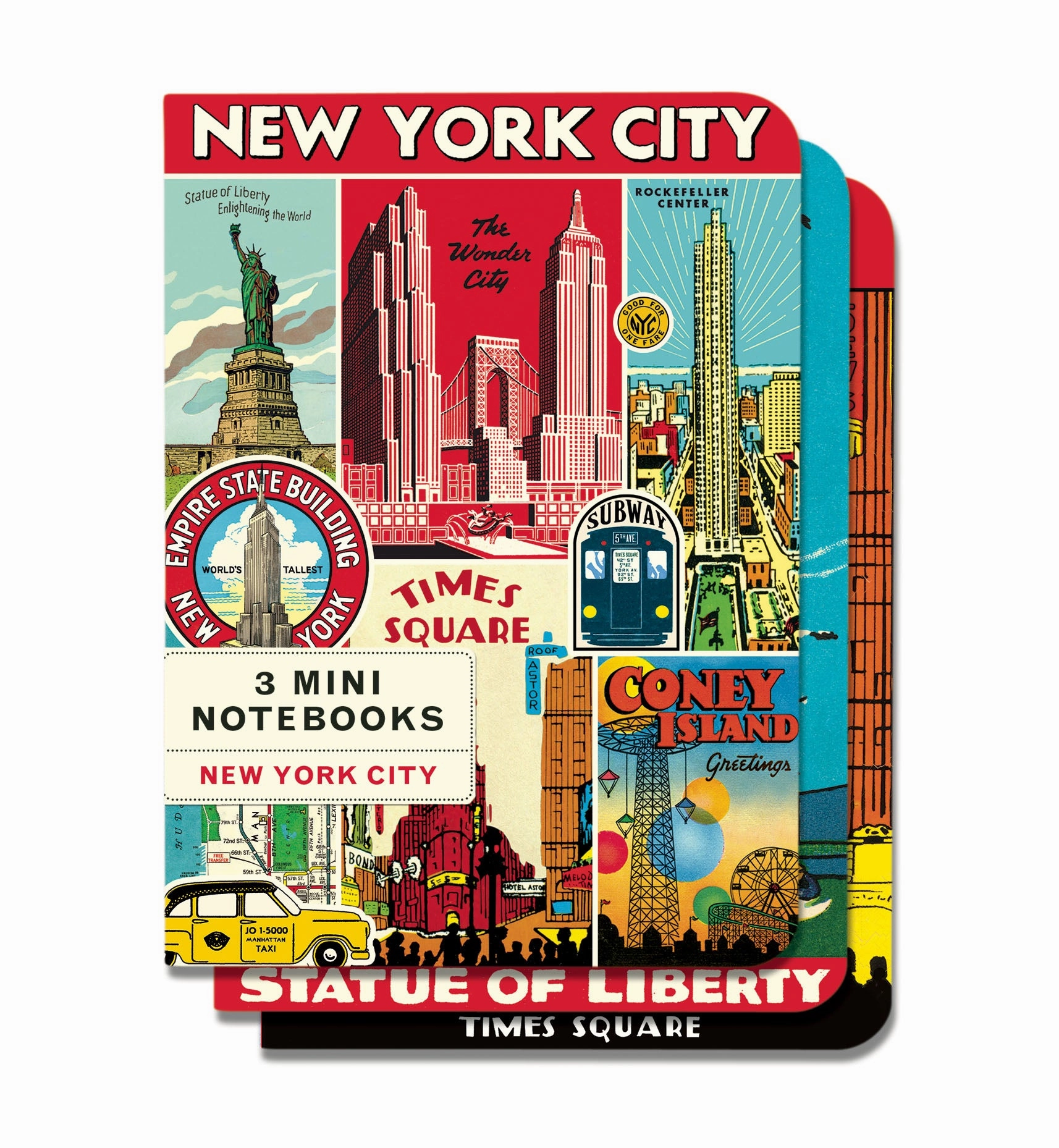 daily Cavallini & Co. New York City Mini Notebook Set