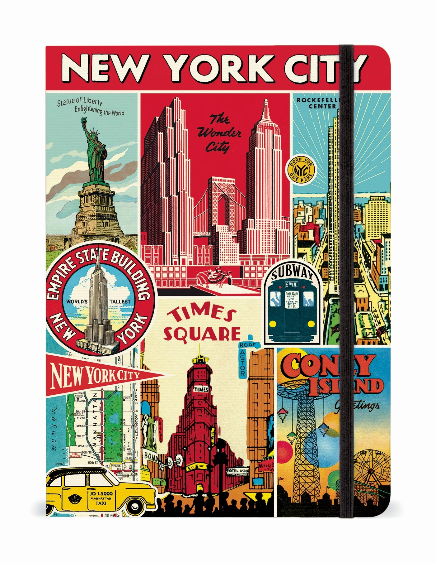resilient round Cavallini & Co. New York City Mini Notebook Set