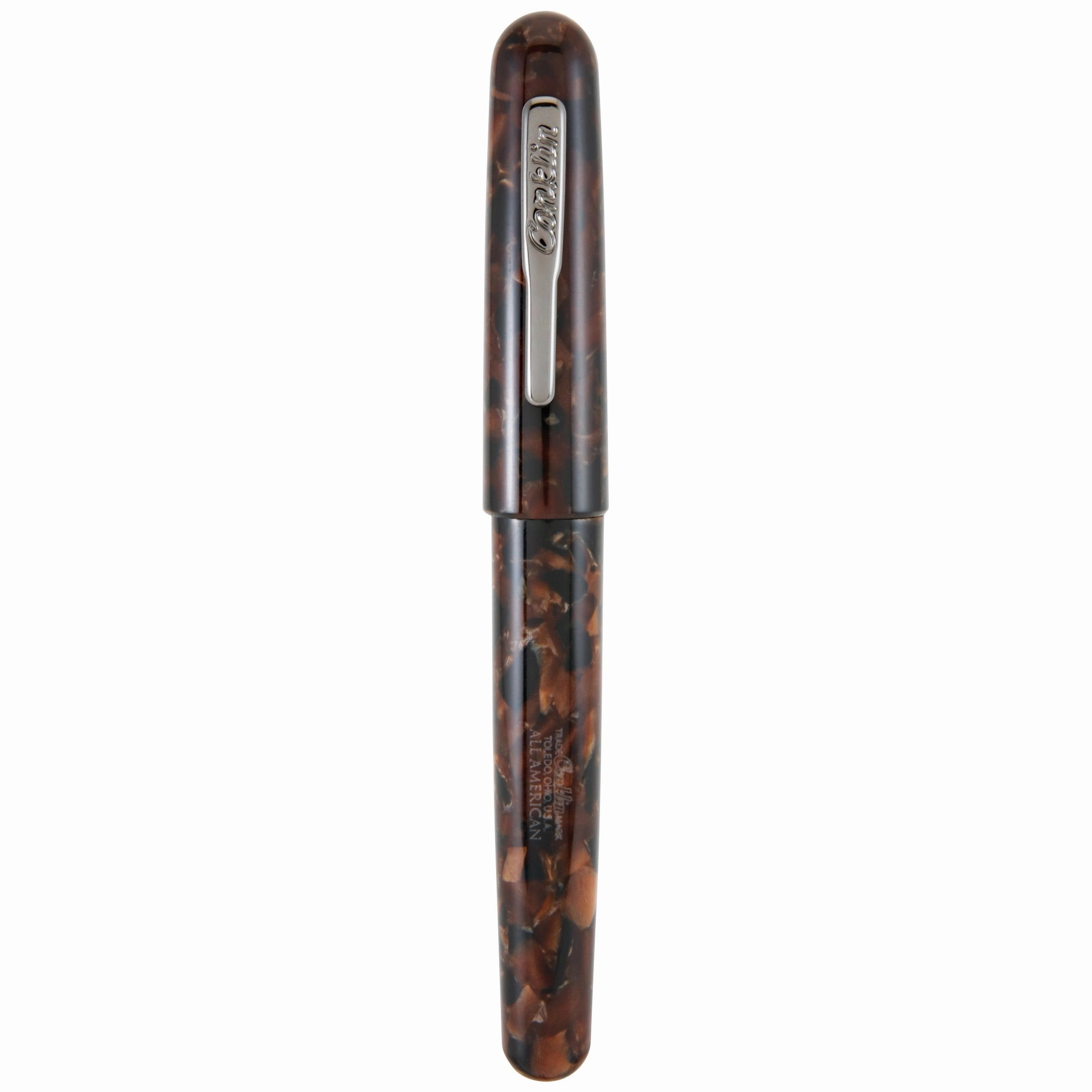 classic tall Conklin All American Brownstone Fountain Pen