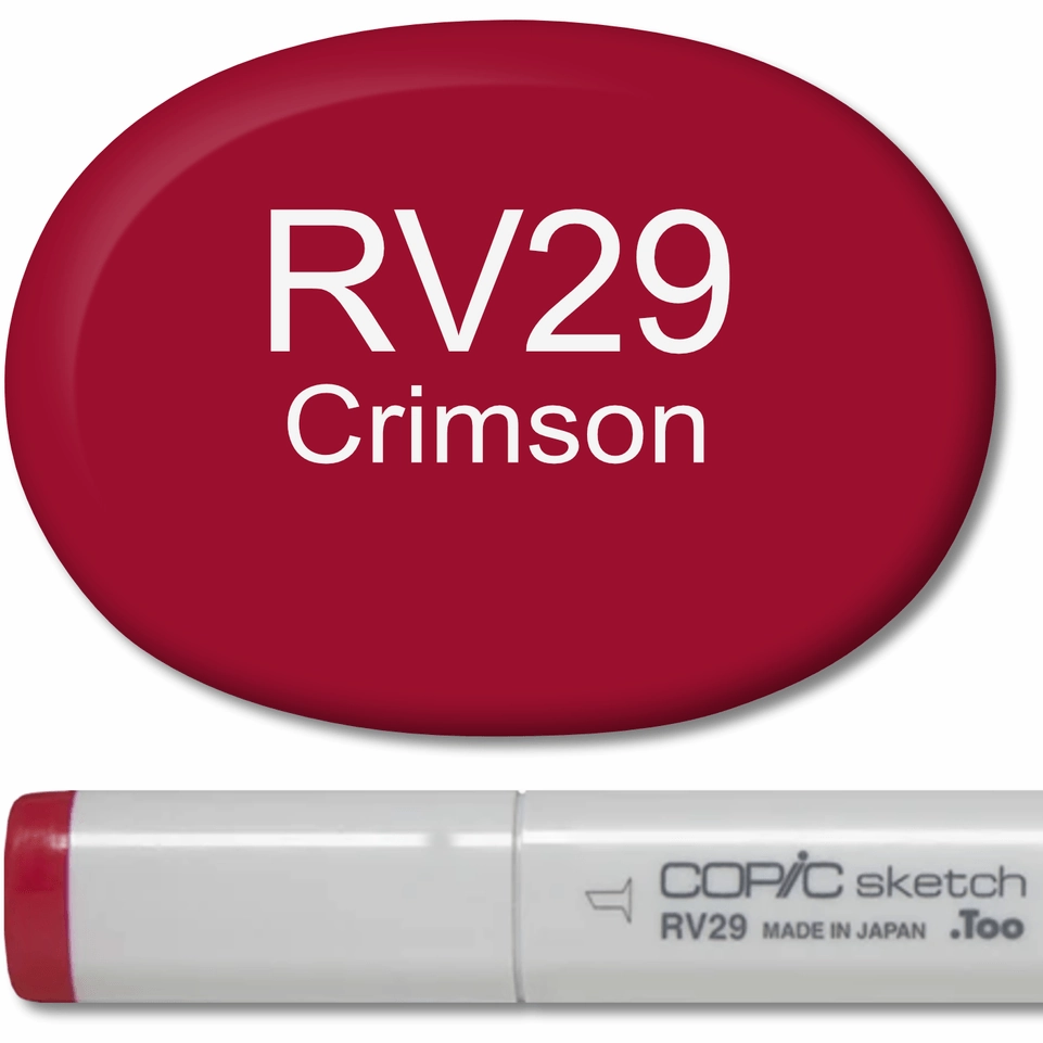Copic Sketch Marker - Rv29 Crimson tiny