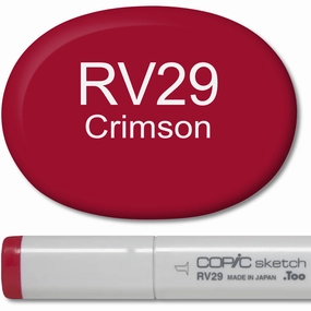 Copic Sketch Marker - Rv29 Crimson tiny