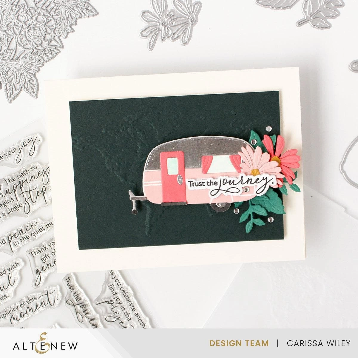 neutral Cute Camper Layering Die Set