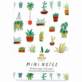 House Plants Notepad Mini Notes A7 limited ceramic