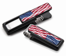 economical M-Clip Black With Us Flag Money Clip