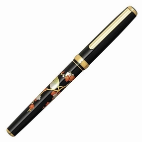 handy new Platinum Classic Maki-E Brush Warbler Fountain Pen