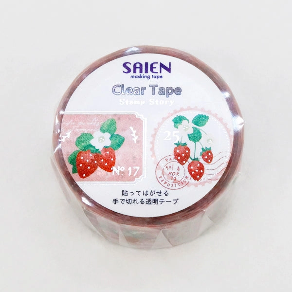 Strawberry Stamp Story Clear Tape sleek bronze