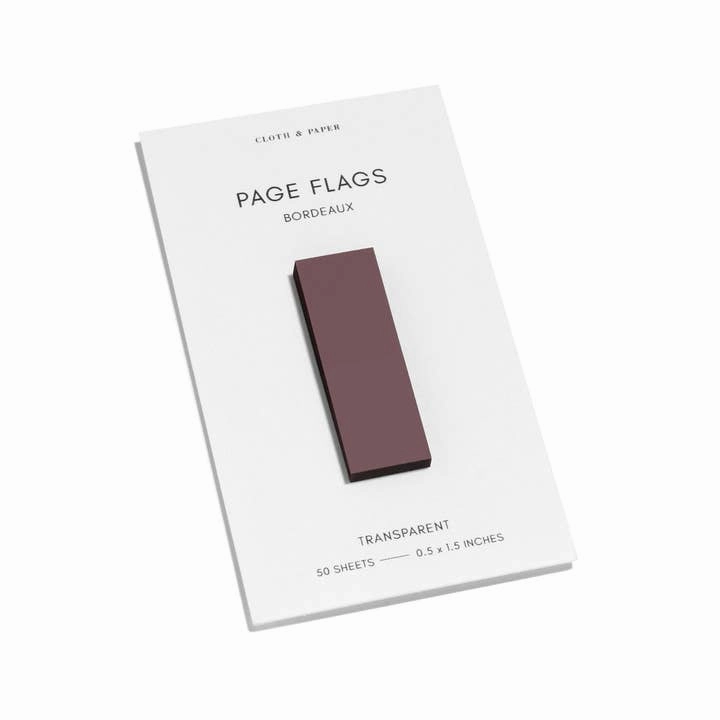 leather new Transparent Page Flags Bordeaux