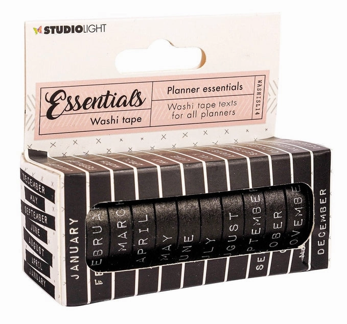 valuable trusted Washi Tape Months Planner Essentials 12 Rolls Nr.14