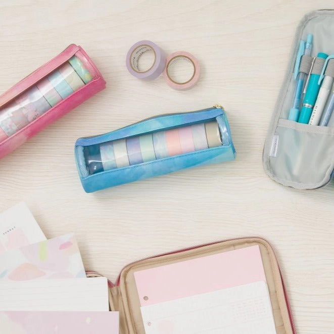 Washi Tape Pouch Blue loose exclusive