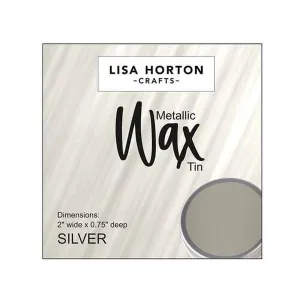 Water Based Wax - Silver colorful tall