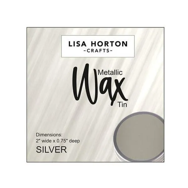 Water Based Wax - Silver colorful tall