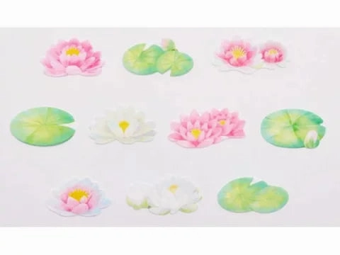 budget Water Lily Washi Roll Sticker