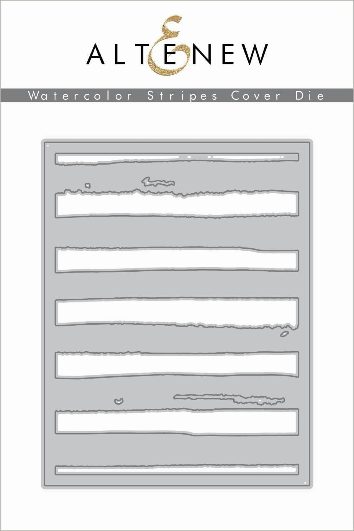 Watercolor Stripes Cover Die bulk