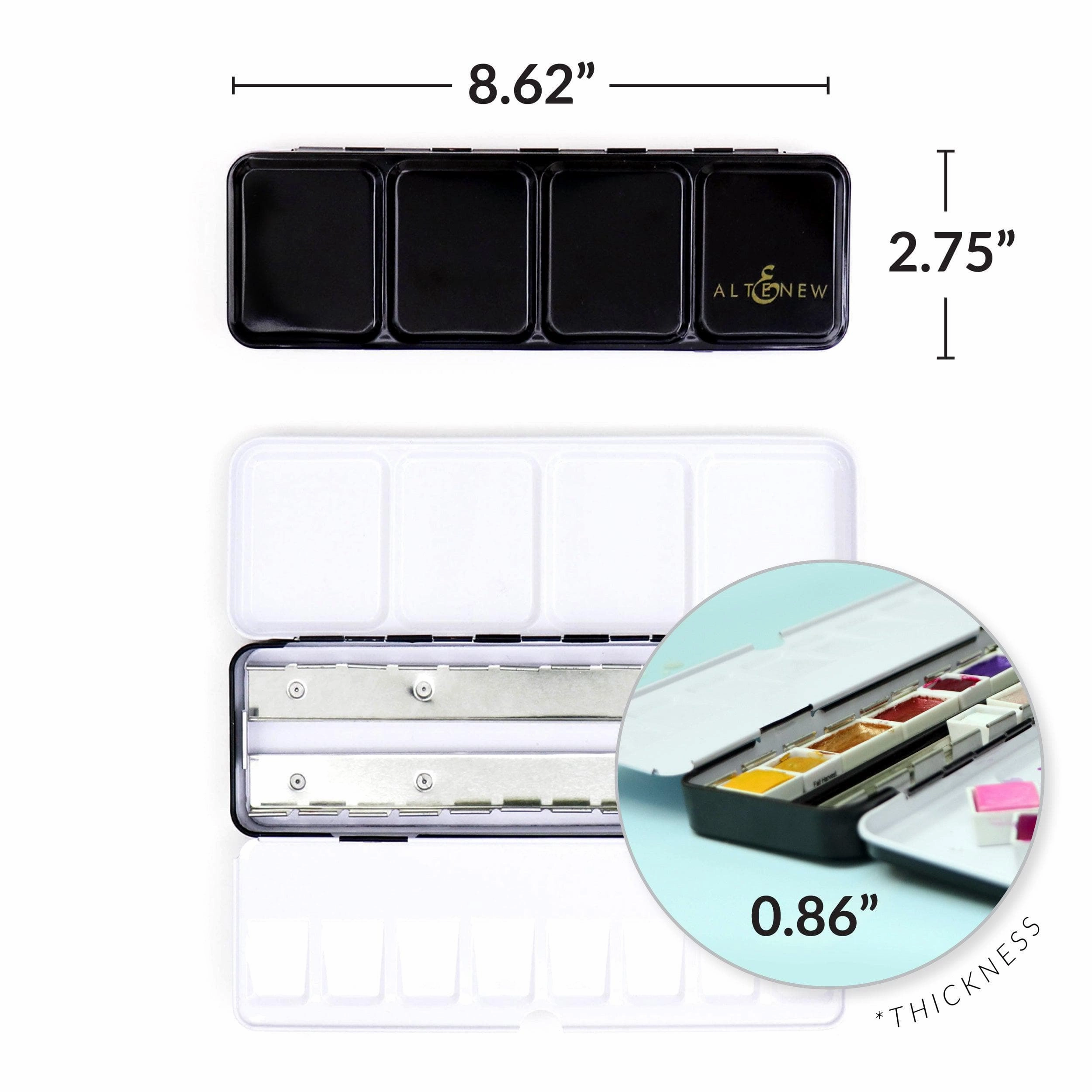 Watercolor Tin Case sleek