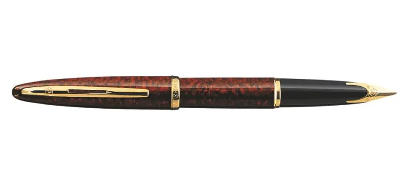classic Waterman Carene Amber Shimmer Fountain Pen