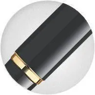 Waterman Expert Black Lacquer & Gold Fountain Pen plastic metal