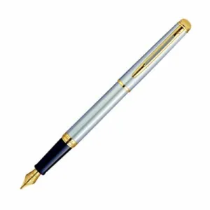 Waterman Hemisphere Stainless Steel & Gold Fountain Pen professional ergonomic