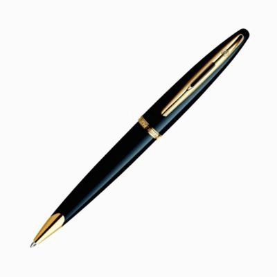 washable Waterman Carene Black & Gold Ballpoint Pen