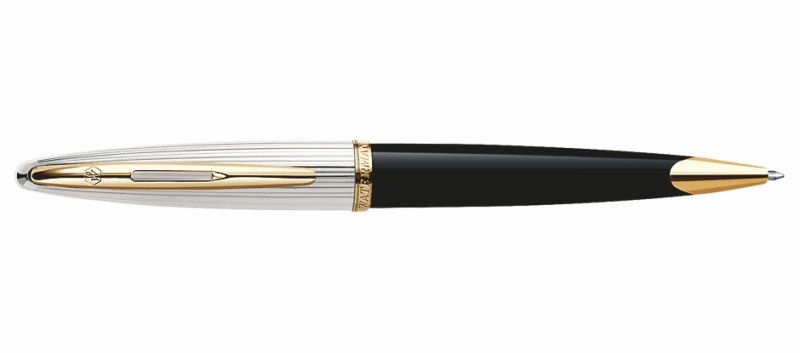 Waterman Carene Deluxe Black Ballpoint Pen minimalist