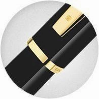 Waterman Exception Slim Black/Gold Fountain Pen locking