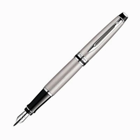 Waterman Expert Stainless Steel Fountain Pen fiber