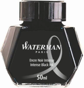warm Waterman Intense Black Bottled Ink