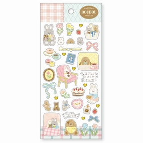 ergonomic minimalist Doudou Sticker Sheet - Usagi