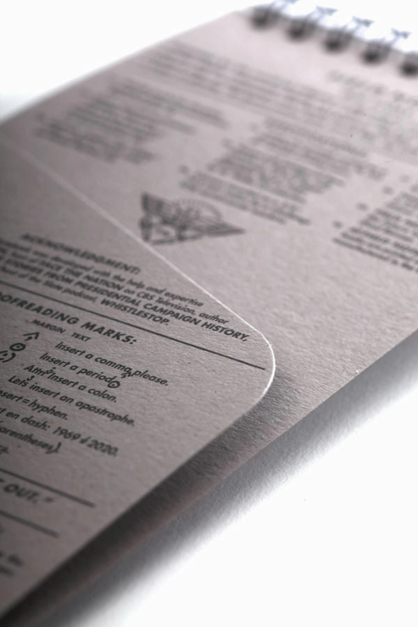 bamboo paper Field Notes Front Page 2-Pack