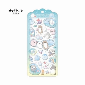 Obakenu Drop Jelly Puffy Sticker Sheet - Floating gift