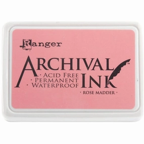 Rose Madder Ranger Archival Ink Pad #0 slim