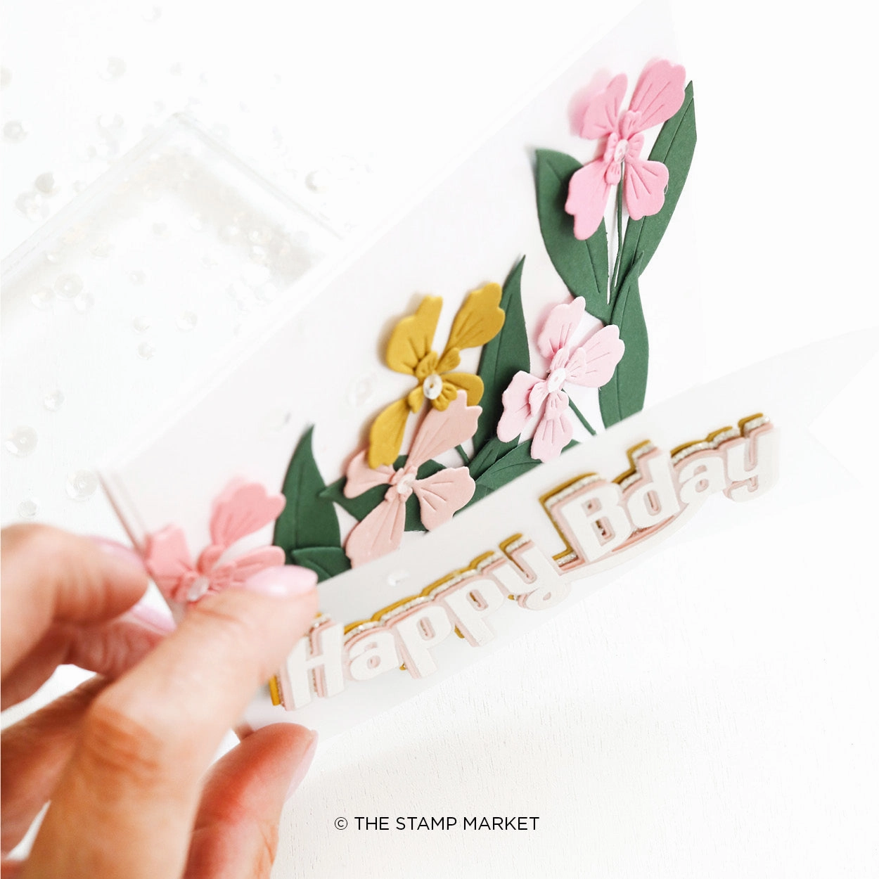 Wavy Banner Greetings linen sealed