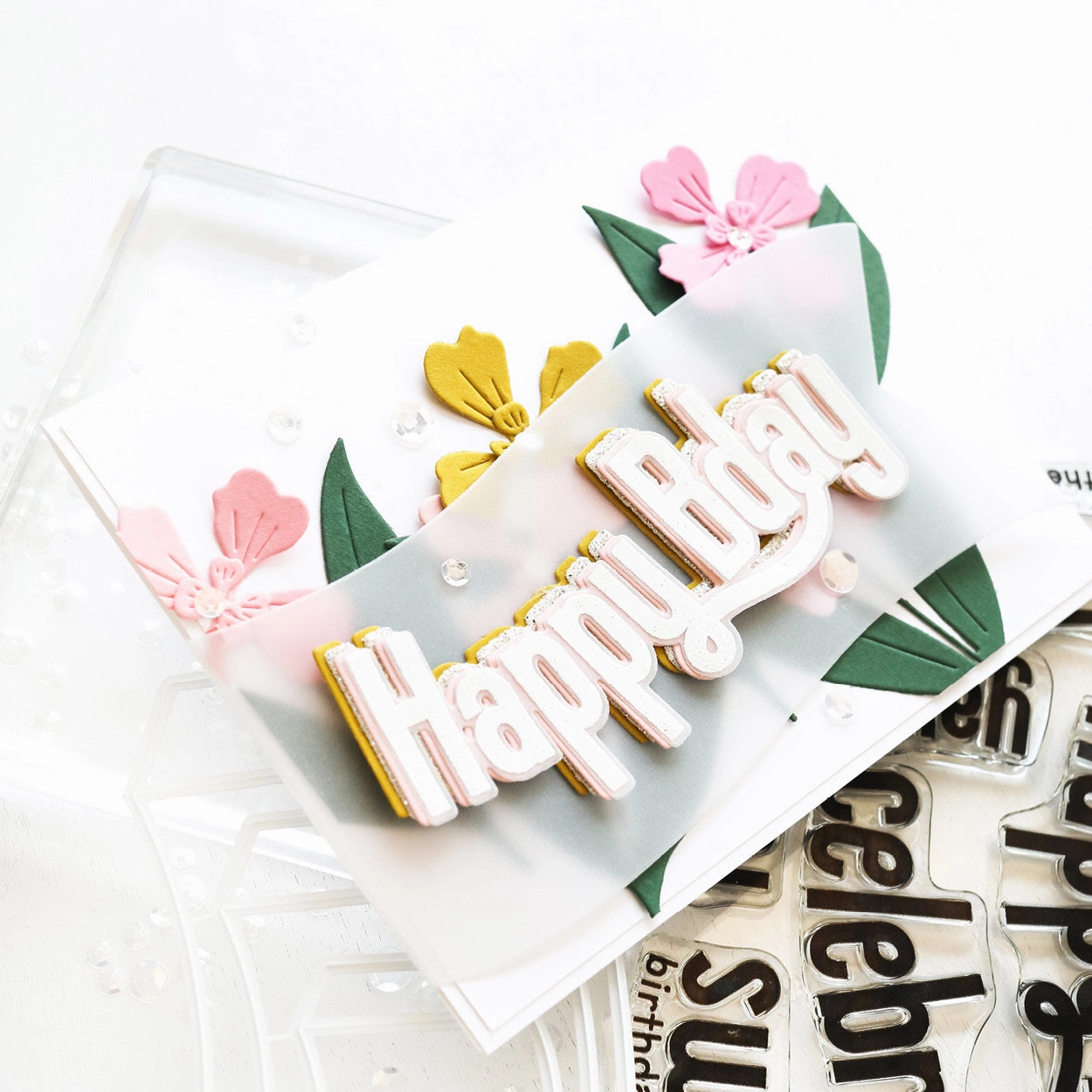 Wavy Banner Greetings retro top
