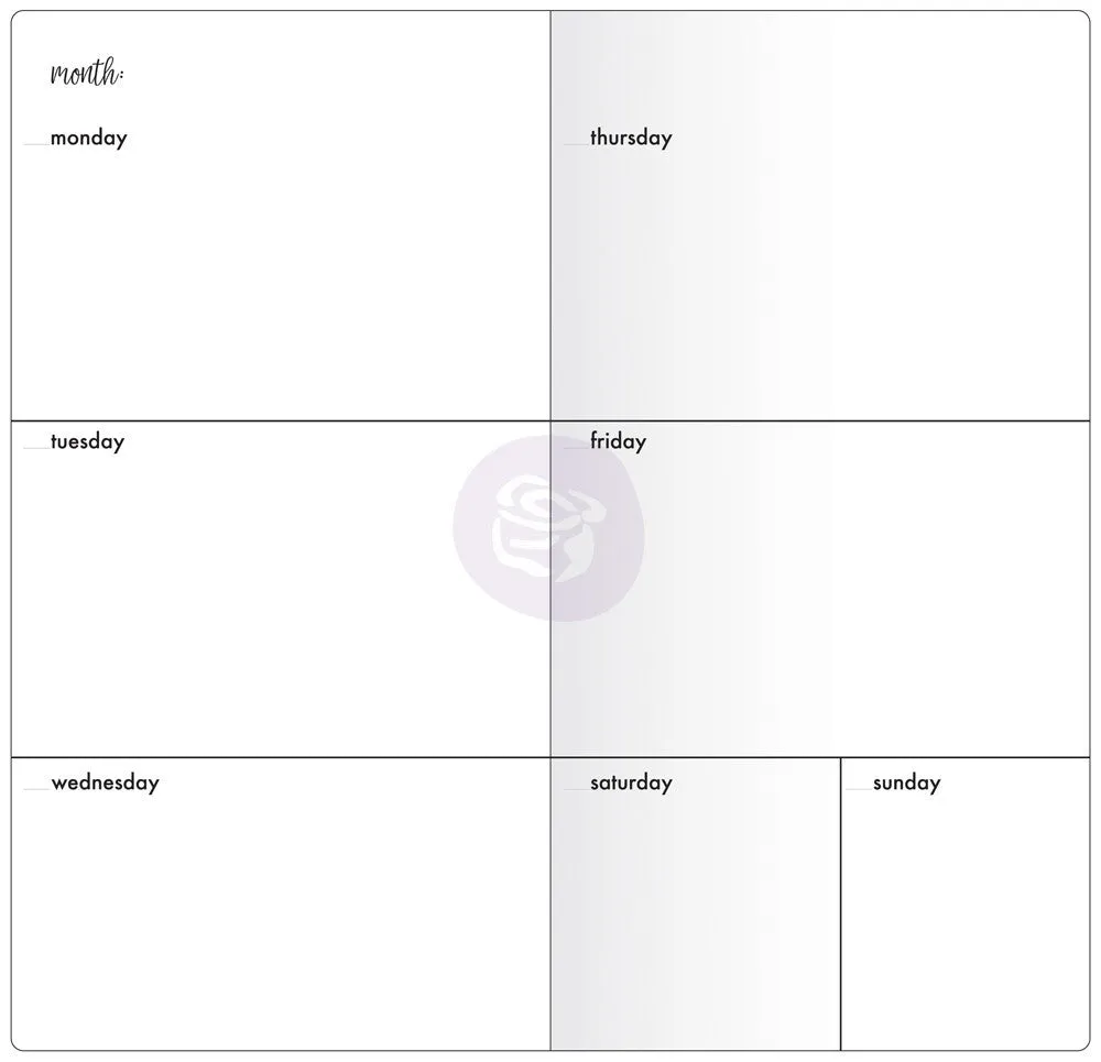 Weekly With White Paper Prima Traveler'S Journal Notebook Refill 32 Sheets adjustable refined
